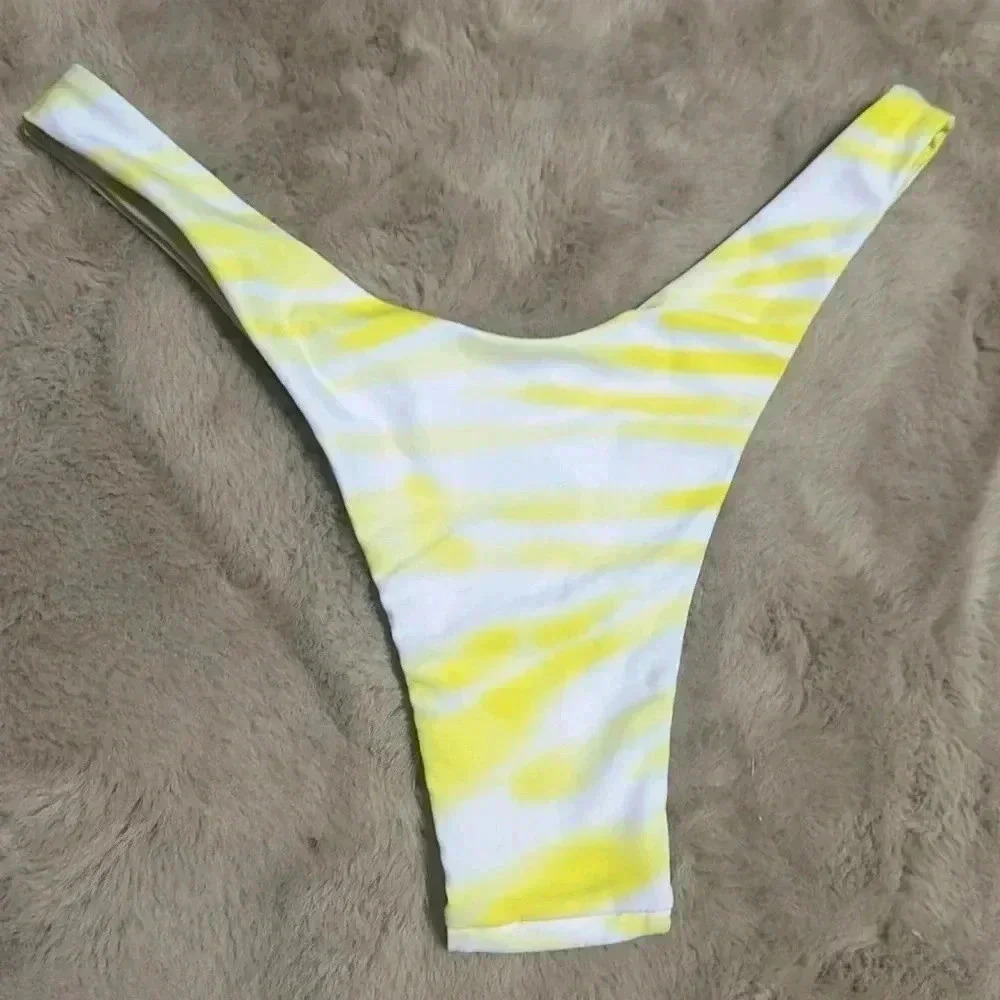 Triangle Bikini Swimsuit With Beach Skirt, - Picture 7 of 12